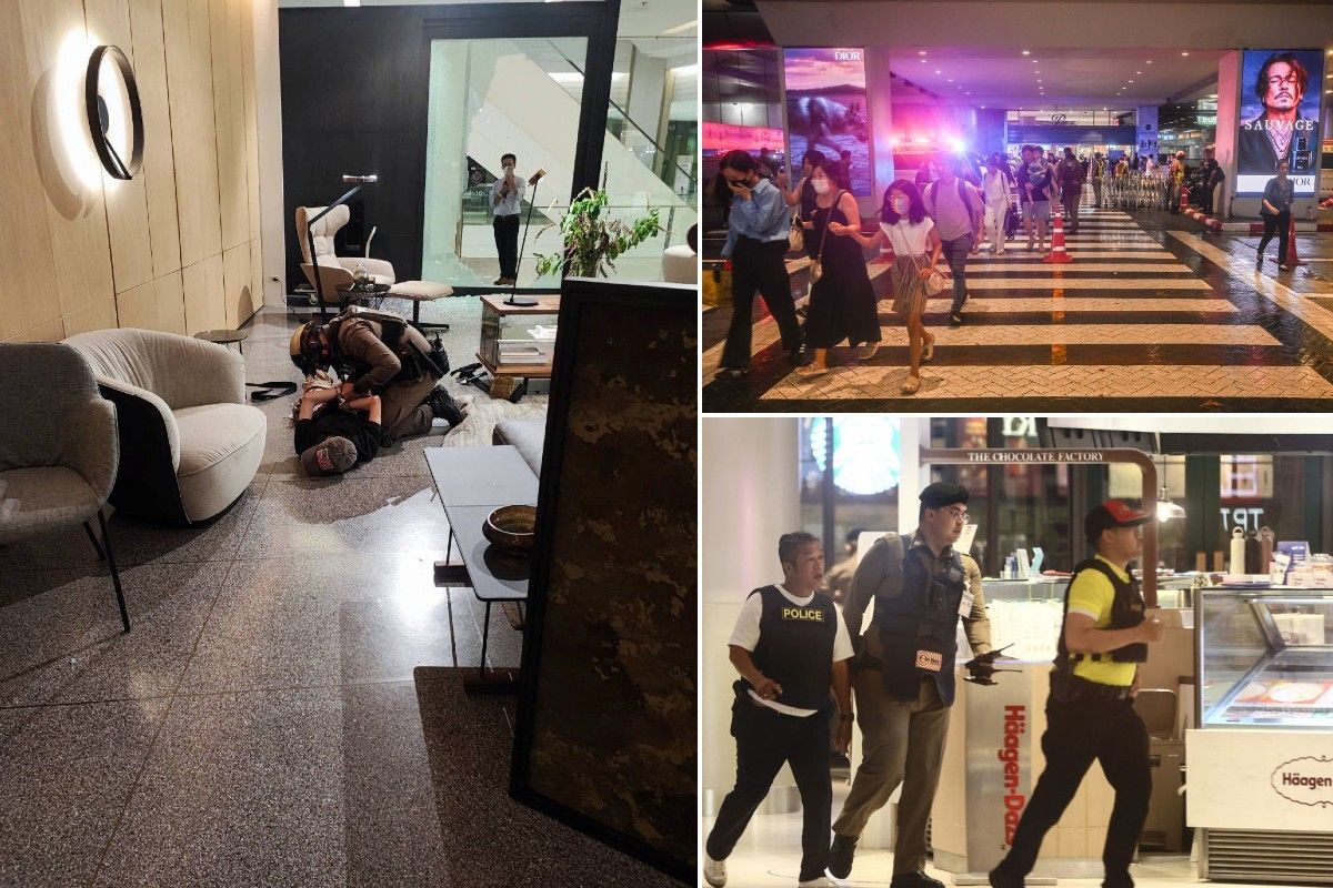 Thai terror: Gunman opens fire at Bangkok shopping centre - hundreds flee in panic