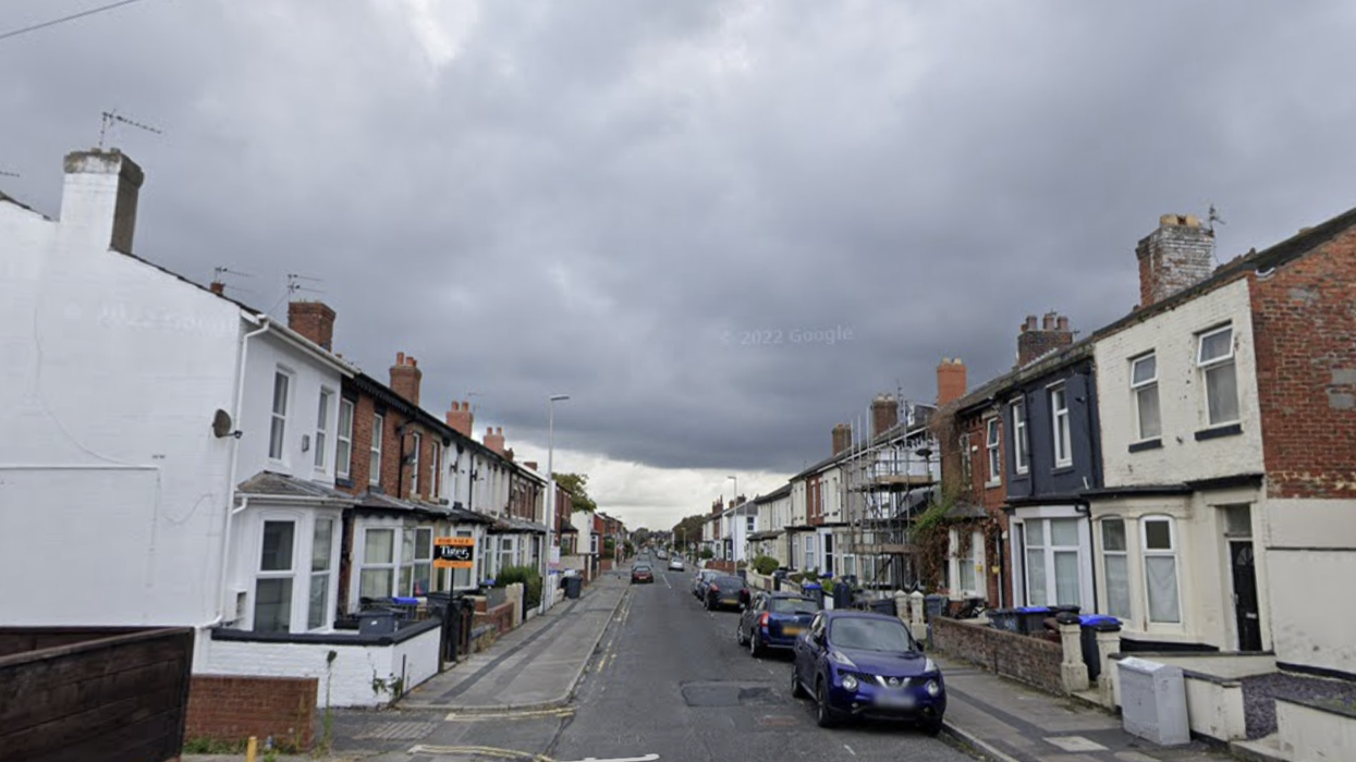Emergency services were called to Peter Street in Blackpool