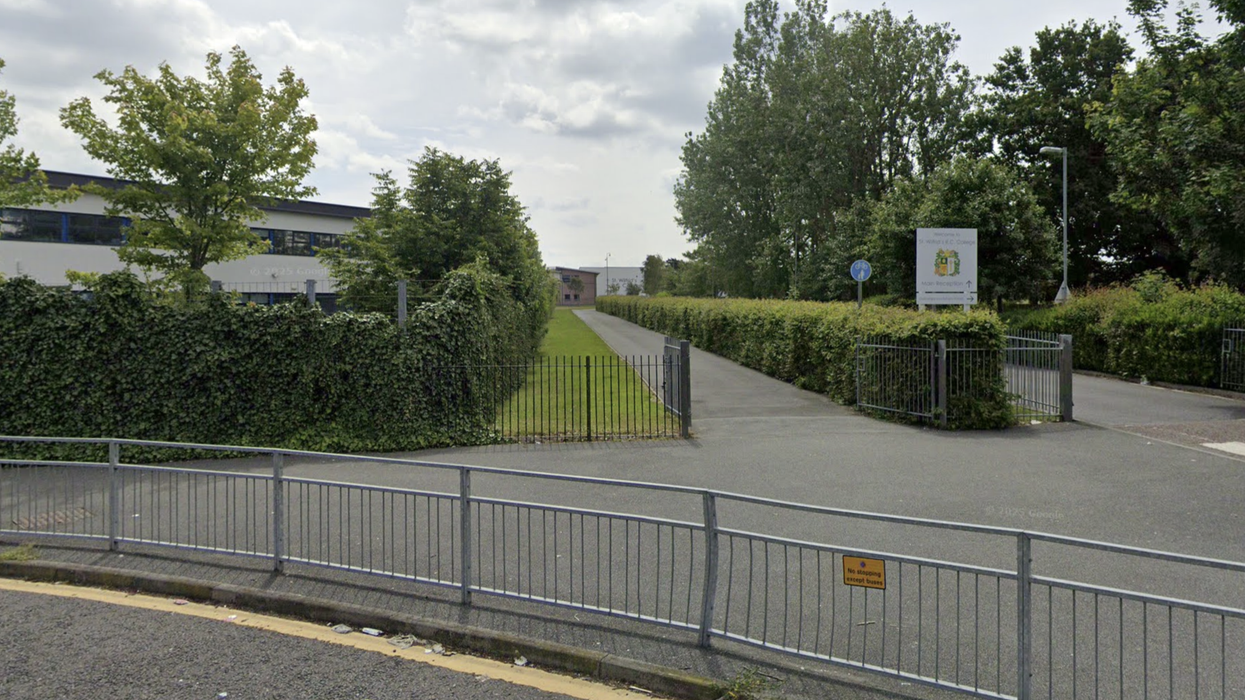 Emergency services were called to St Wilfrid's RC College in South Shields