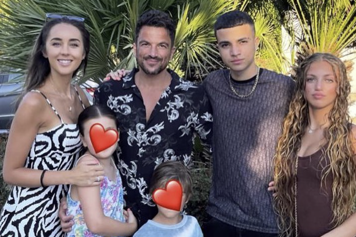 Emily Andre, Peter Andre, Junior, Princess, Amelia and Theo