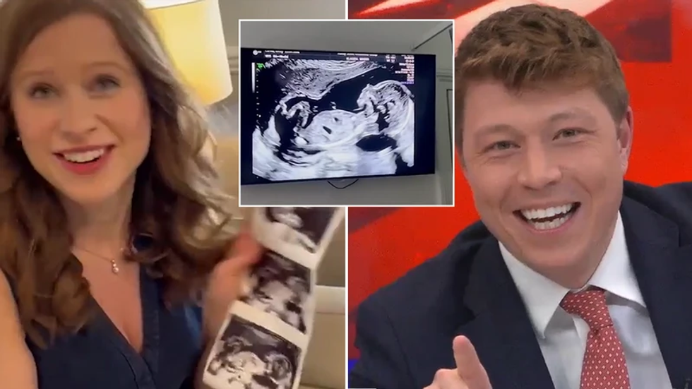 Emily Carver and Patrick Christys