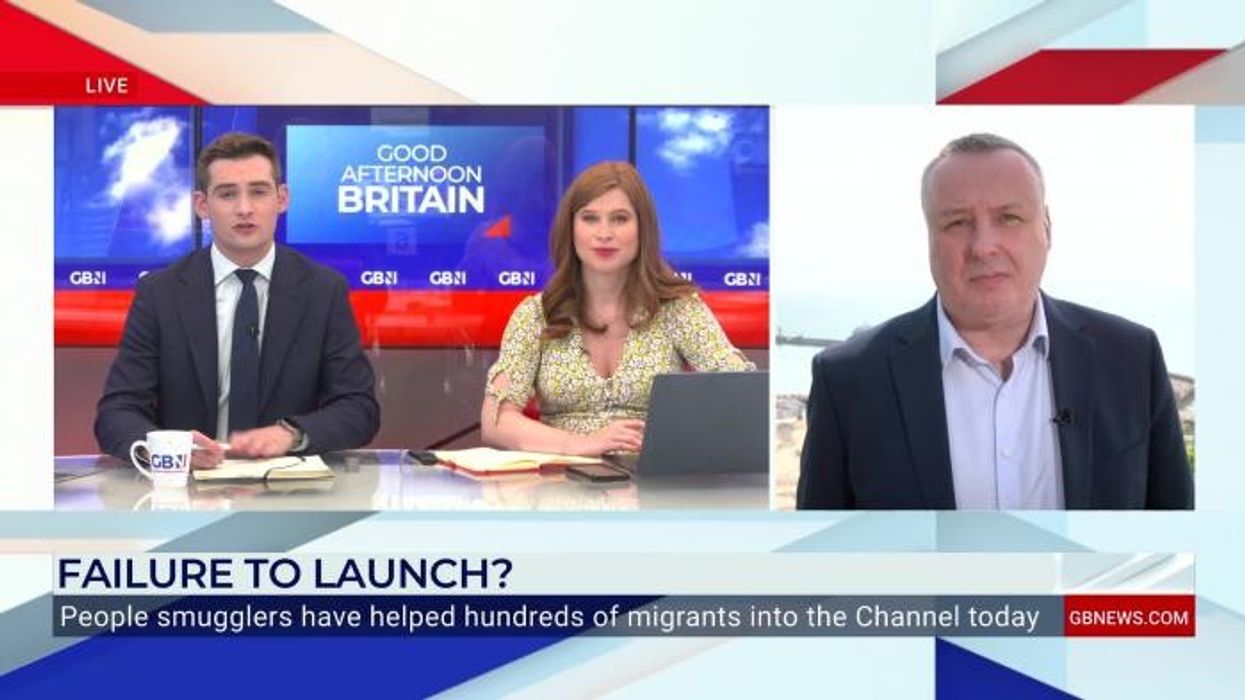 WATCH: Emily Carver tells off Tom Harwood as he makes 'very cheeky' comment on air