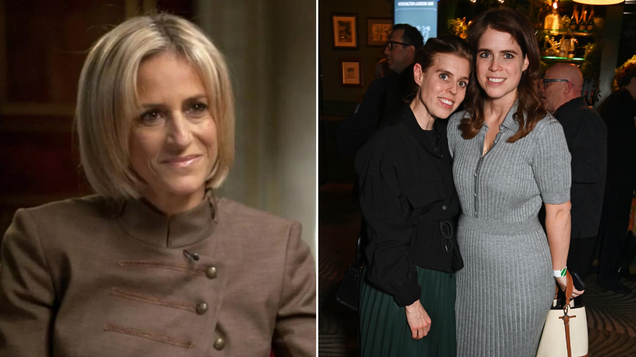 Emily Maitlis, Princess Beatrice and Princess Eugenie