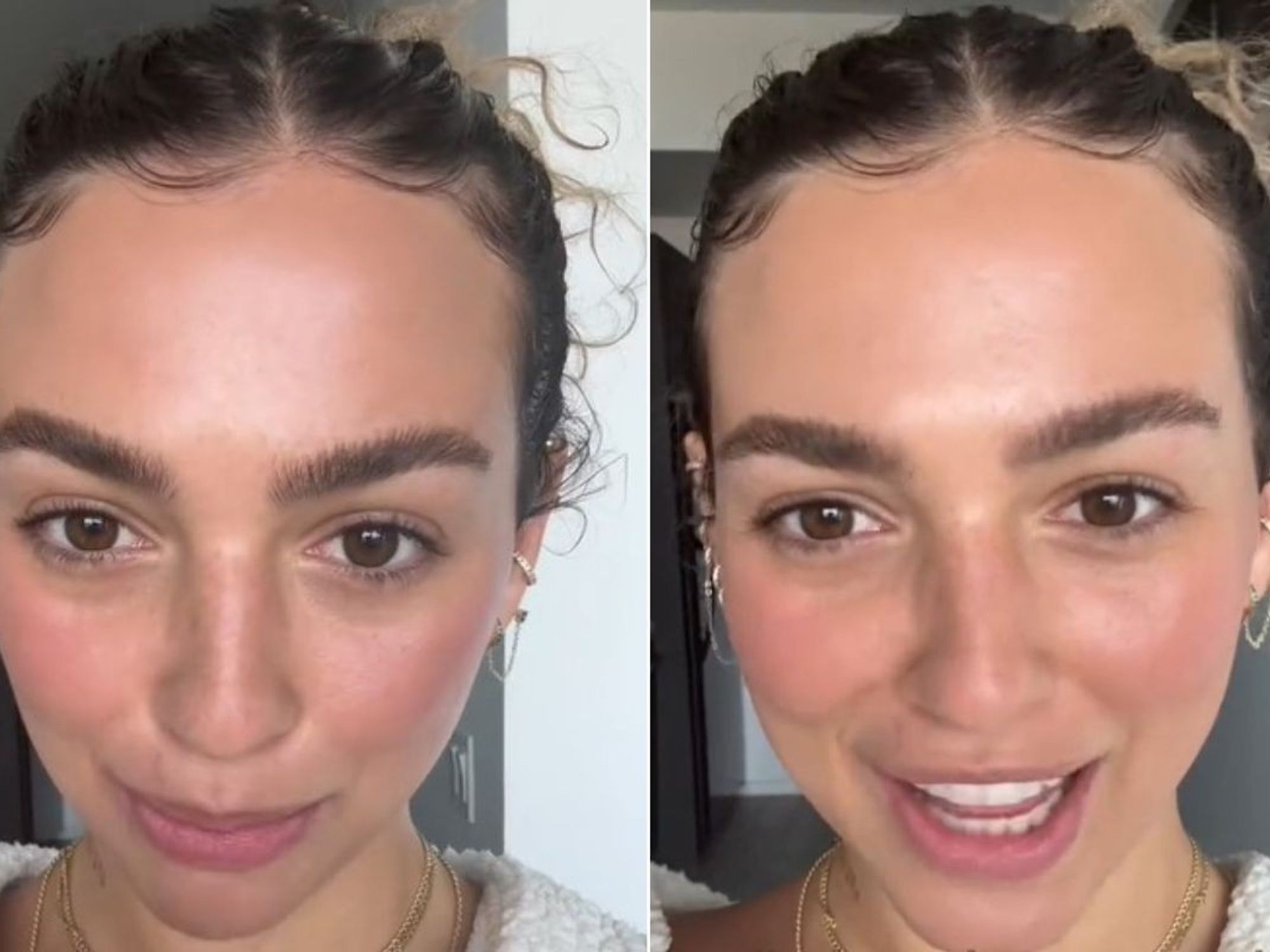 Emily talking to viewers