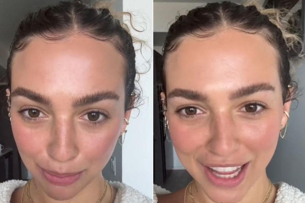 Emily talking to viewers