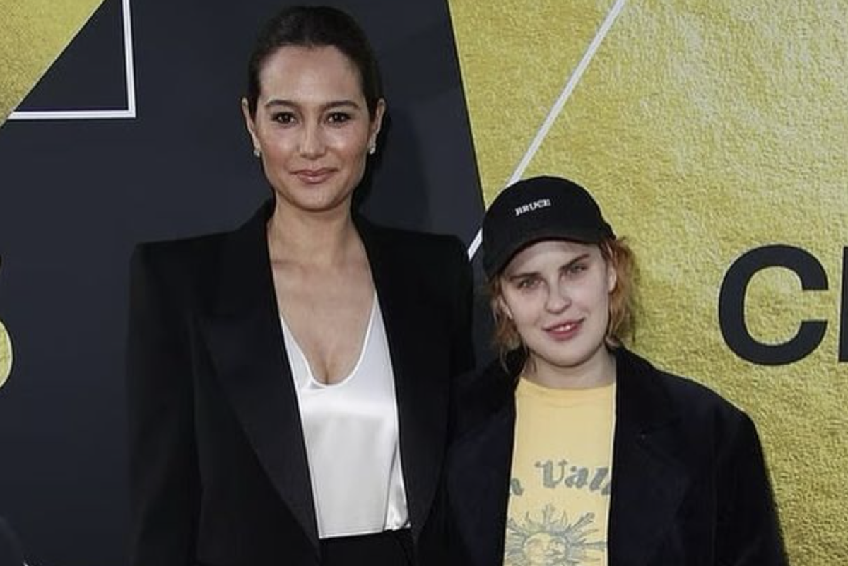 Emma Hemming Willis and Tallulah Willis