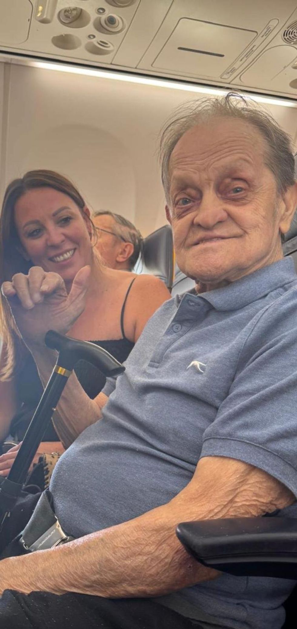 Emma Parkins and her dad