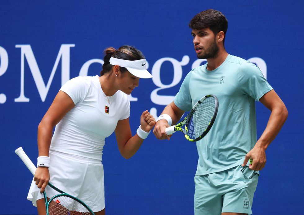 Emma Raducanu and Carlos Alcaraz were beaten by Jack Draper and Jessica Pegula earlier this week