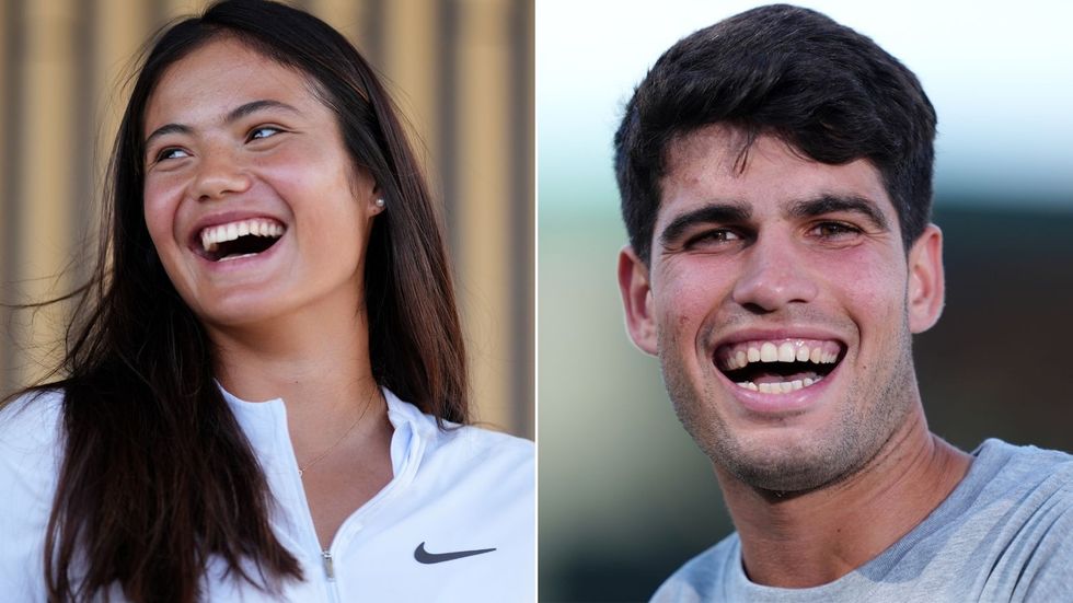 Emma Raducanu Carlos Alcaraz Wimbledon