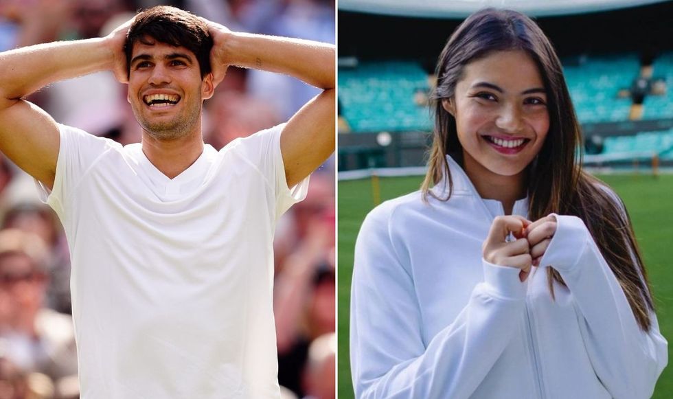 Emma Raducanu Carlos Alcaraz