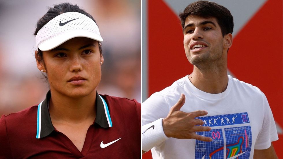 Emma Raducanu Carlos Alcaraz