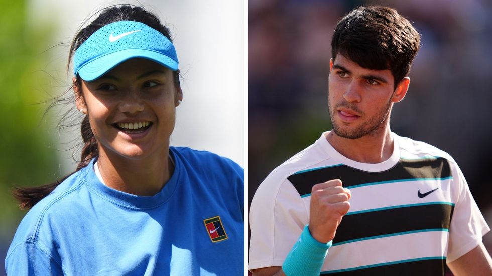 Emma Raducanu Carlos Alcaraz