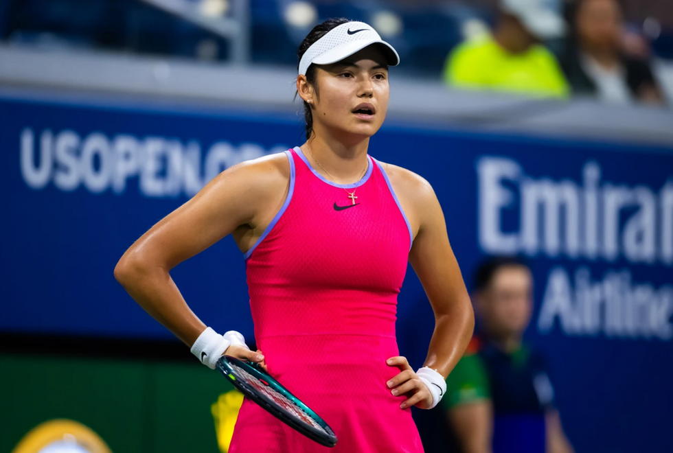 Emma Raducanu crashed out of the US Open at the first round\u200b