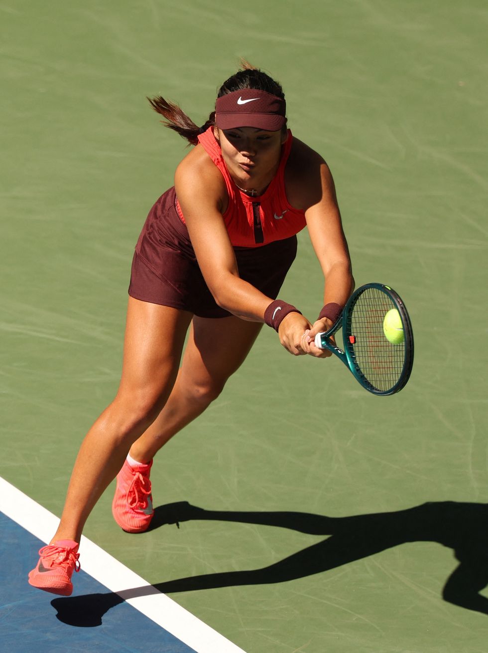 Emma Raducanu dominated against Janice Tjen and looked especially aggressive with her serve