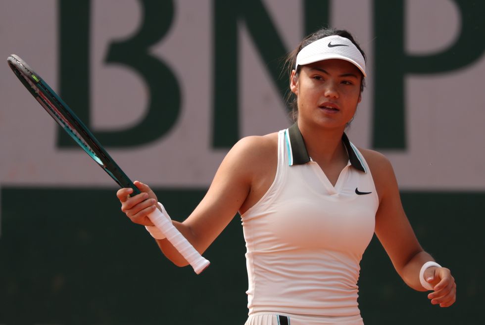 Emma Raducanu French Open