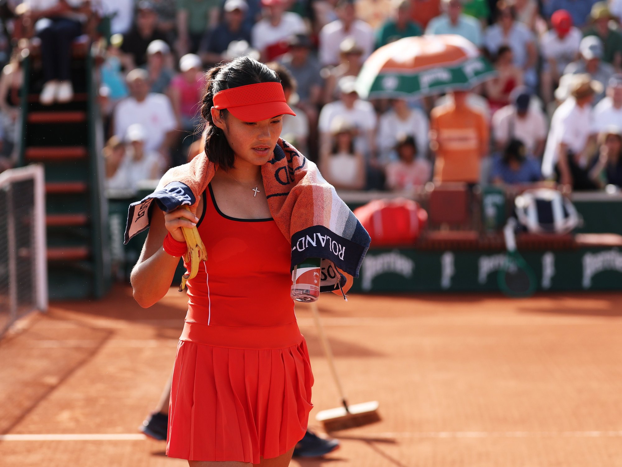 Emma Raducanu had been troubled by injury before her French Open elimination