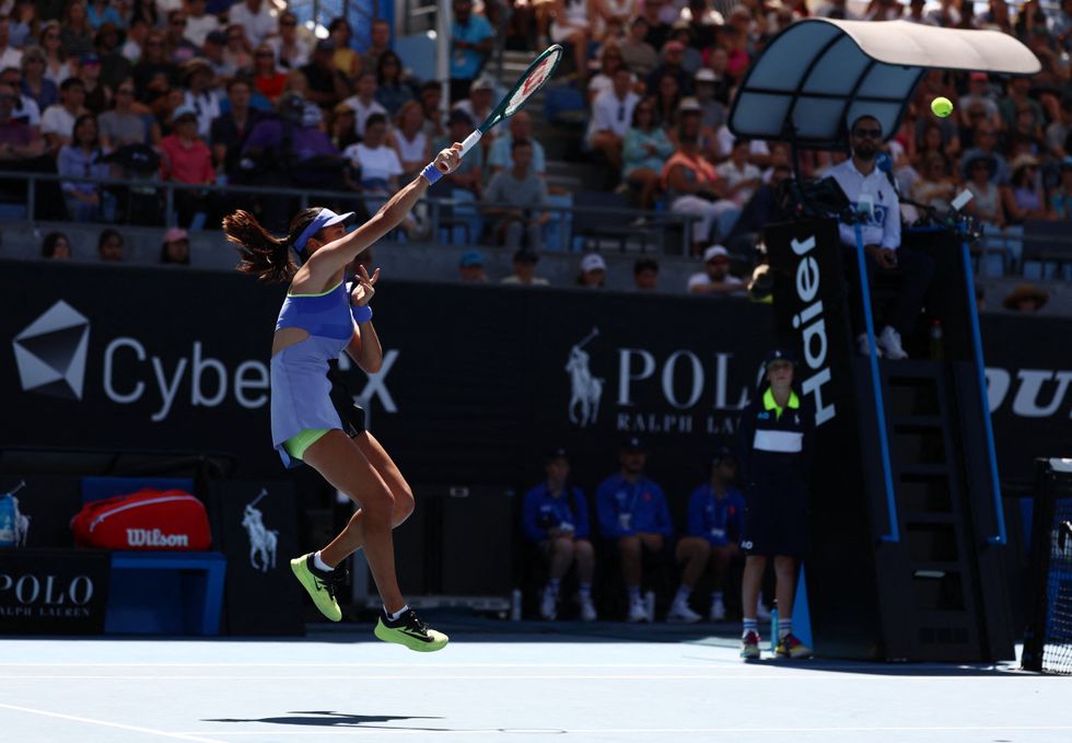 Emma Raducanu had crashed out of the Australian Open at the second round