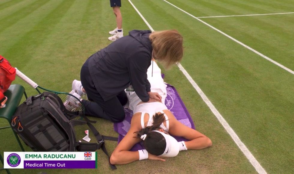 Emma Raducanu had work being done on her back