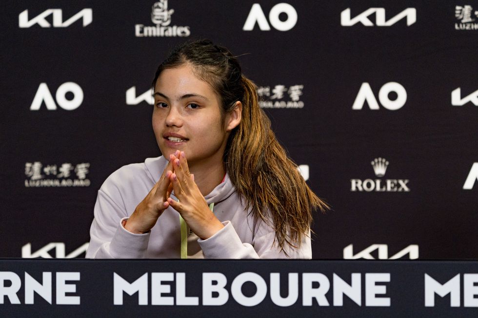 Emma Raducanu is playing her first Grand Slam since last year's Australian Open