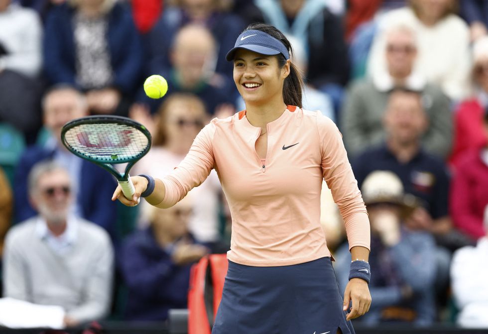 Emma Raducanu is through to the quarter finals at the Nottingham Open