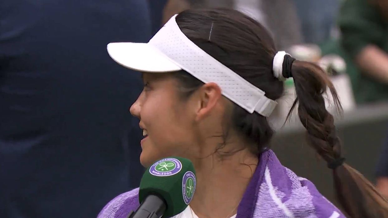 Emma Raducanu's interview was interrupted