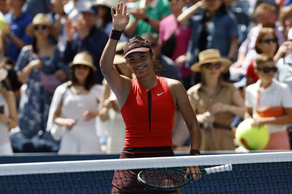 Emma Raducanu was in flying form on Wednesday to progress to the third round of the US Open