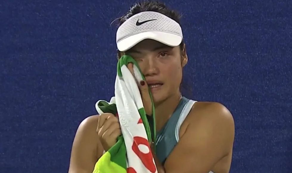 Emma Raducanu was reduced to tears