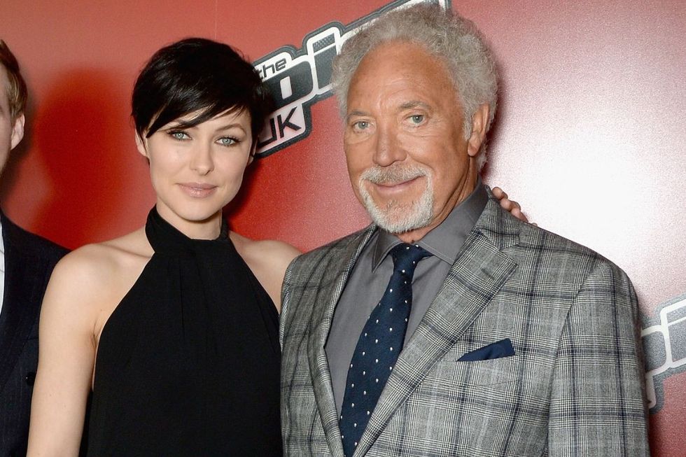 Emma Willis and Tom Jones