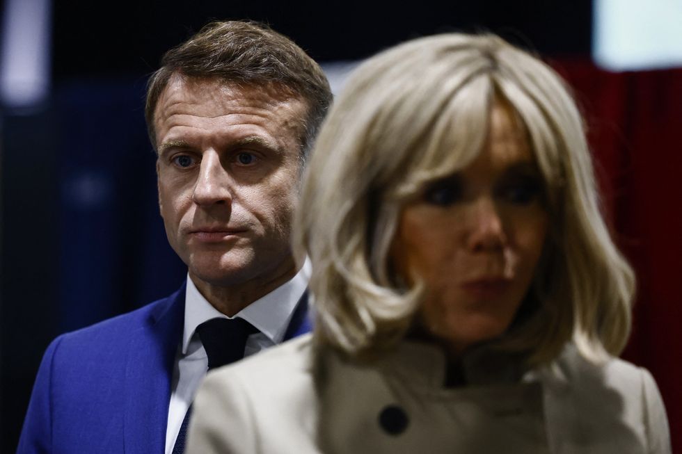 Emmanuel and Brigitte Macron