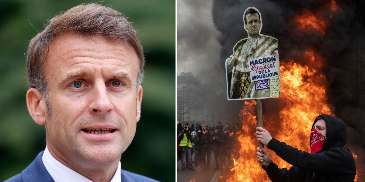 NextImg:How the French state pension is set to spark Macron's downfall...