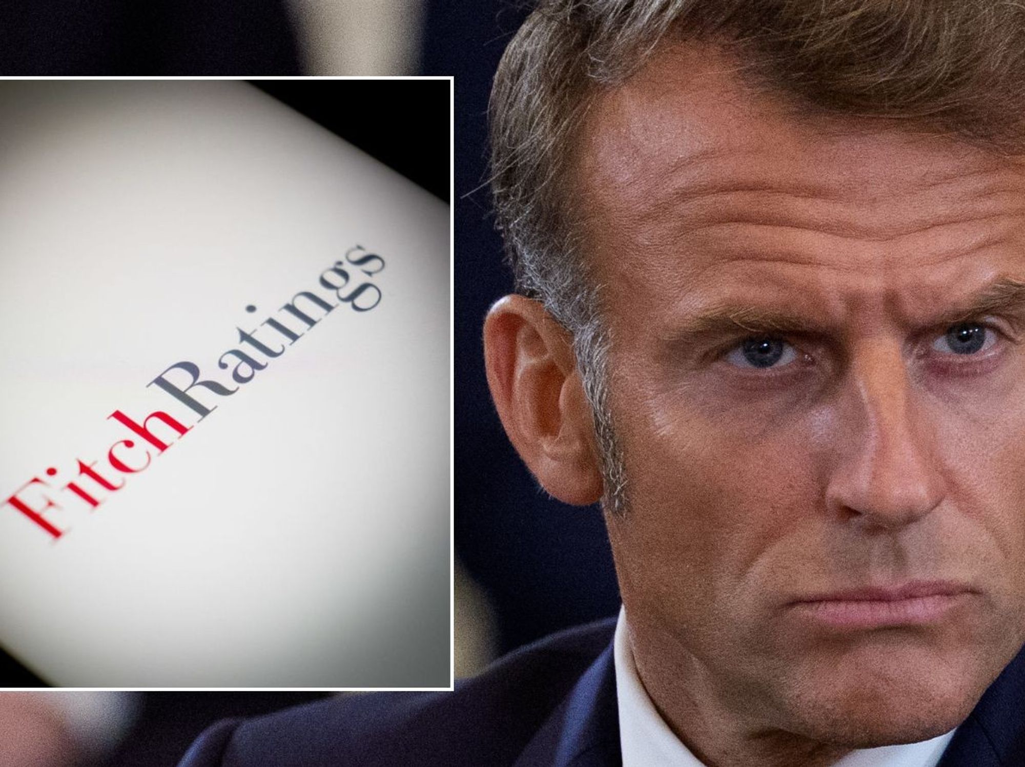 Emmanuel Macron and Fitch Ratings