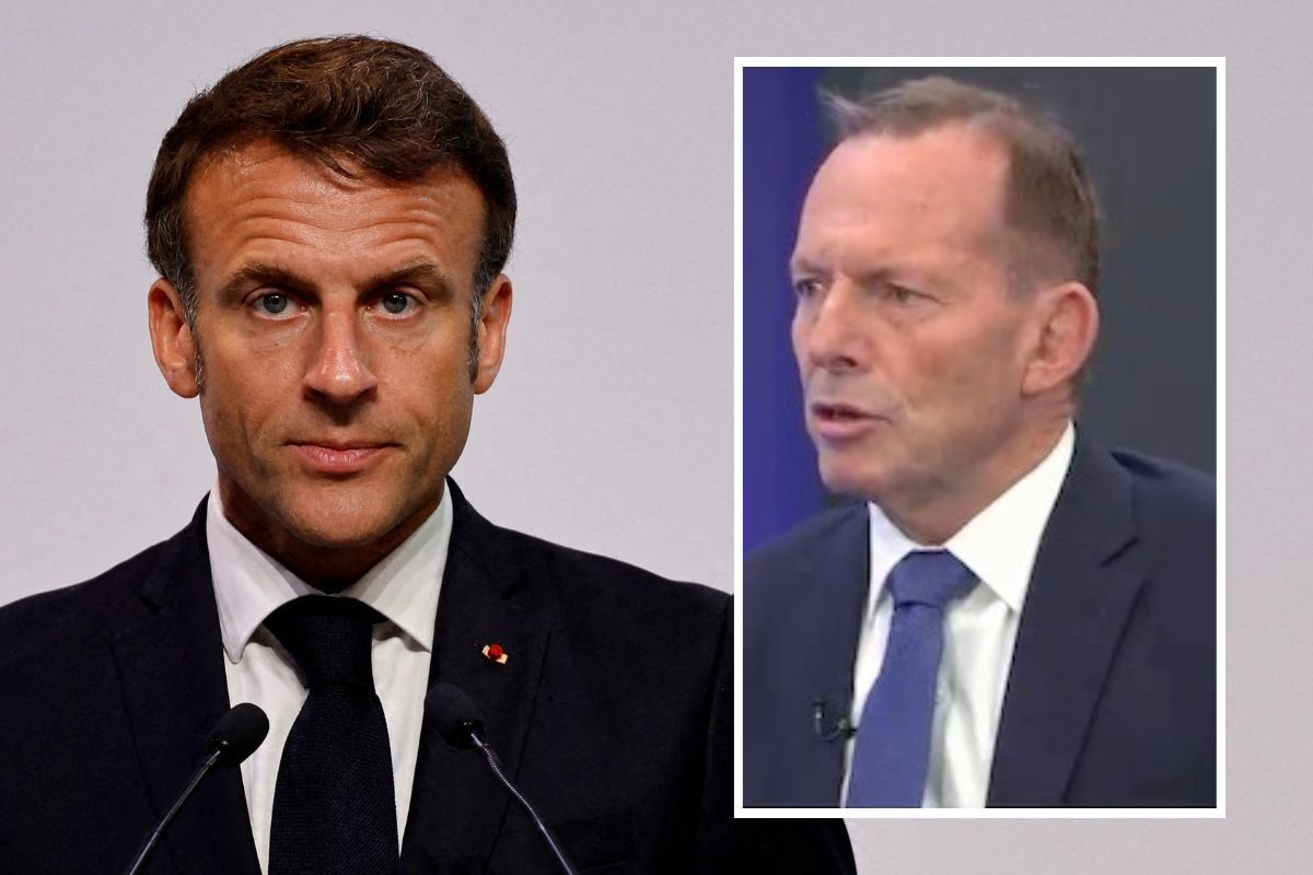 Emmanuel Macron and Tony Abbott