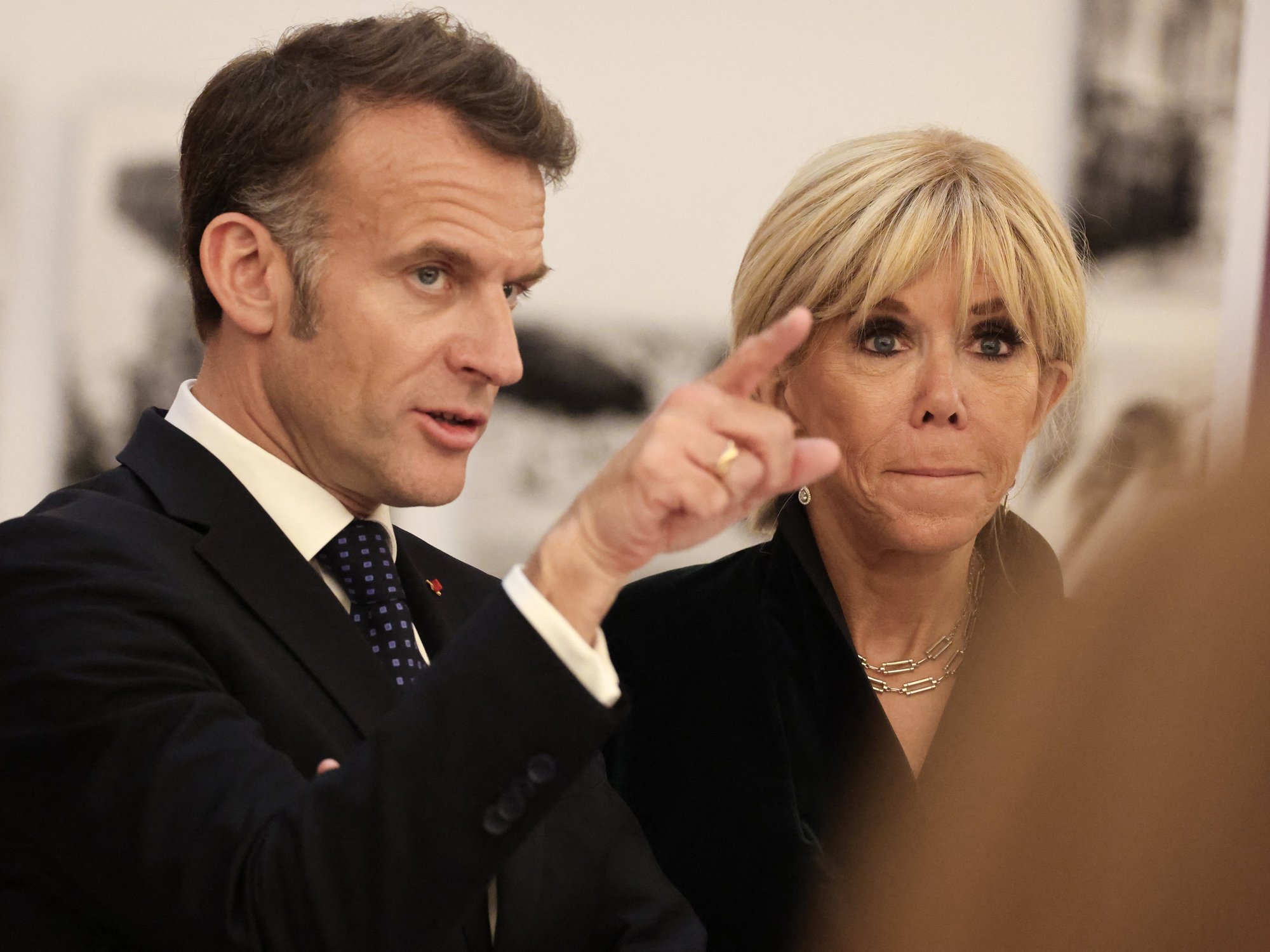 Emmanuel Macron; Brigitte Macron