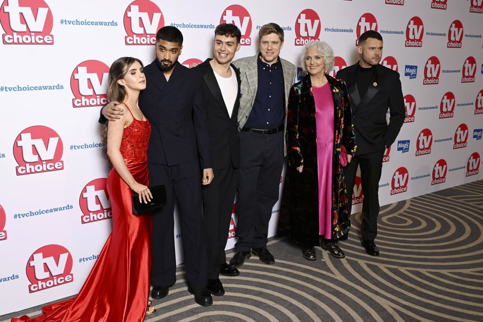 Emmerdale cast at the TV Choice Awards