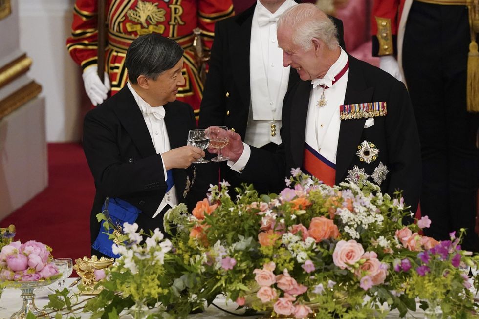 Emperor of Japan and King Charles