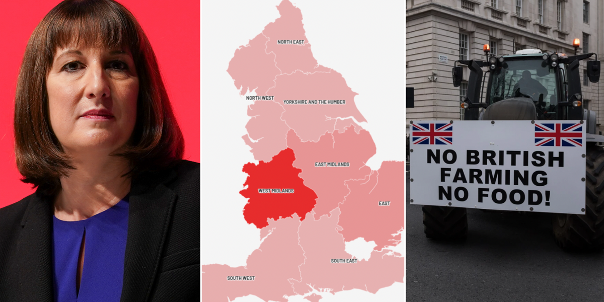 NextImg:MAPPED: English Farms worst hit by Labour tax REVEALED as some families face 250k raid - is YOUR area in red?
