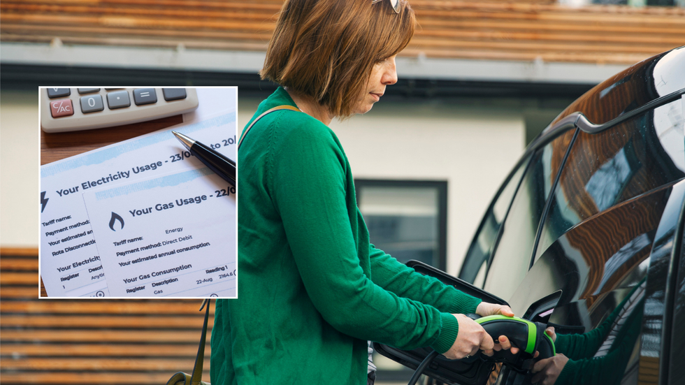 Energy bill and electric car charging