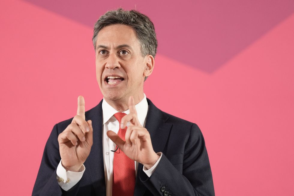 Energy Secretary Ed Miliband