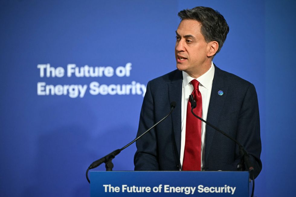 Energy Secretary Ed Miliband