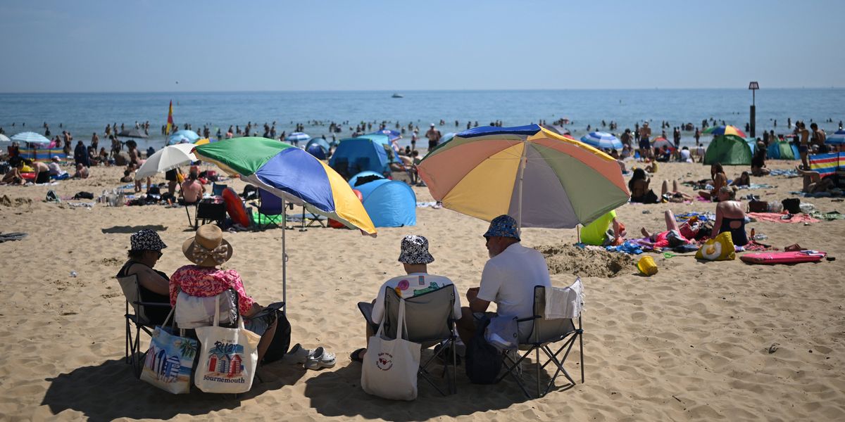 England and Wales swelter in hottest ever spring since records began