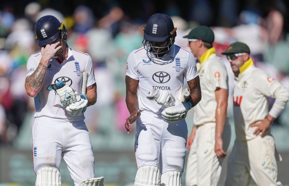 England are on the brink of defeat in the third Ashes Test after a miserable outing