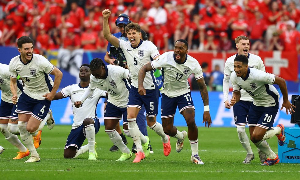 England beat Switzerland on penalties after scoring all their spot-kicks