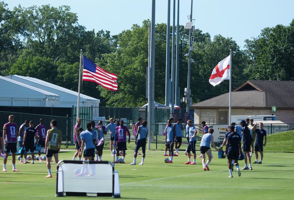 England camp