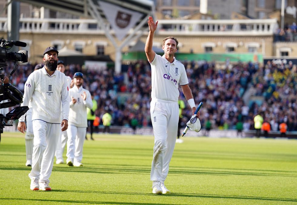 England cricket Stuart Broad