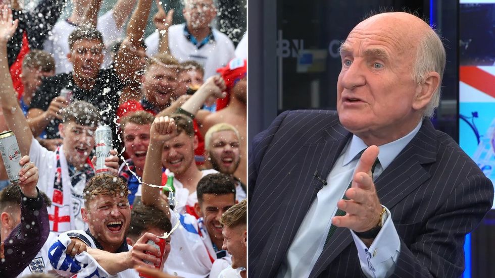 England fans and Stephen Pound