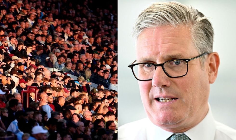 England fans chanted 'Keir Starmer is a w***er'