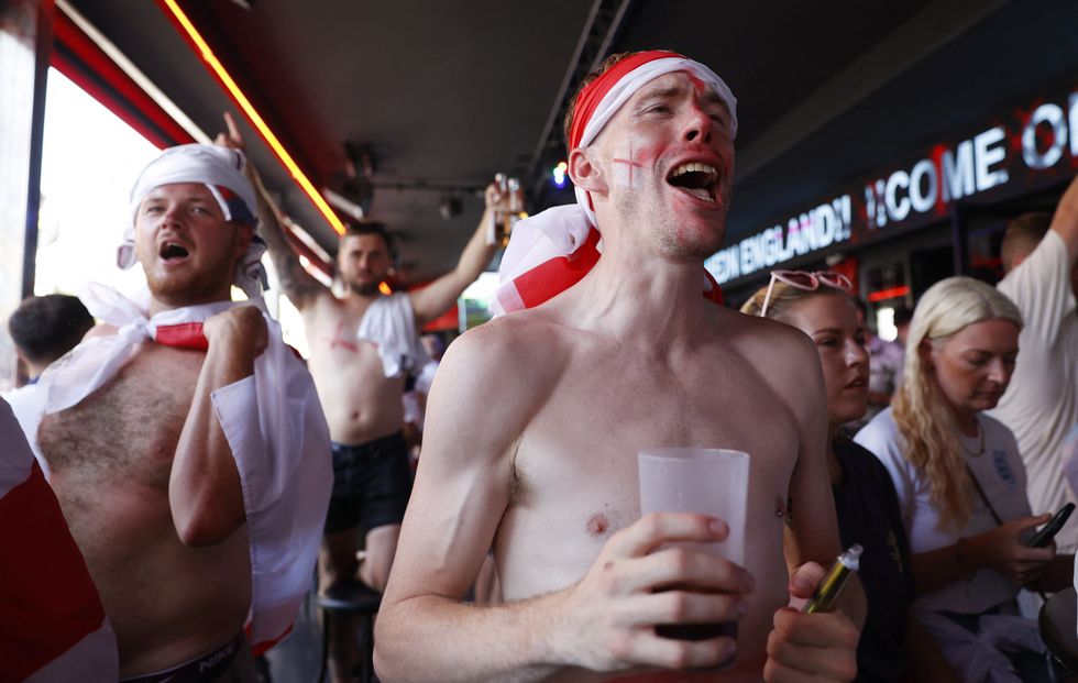 England fans have set up in Benidorm throughout the tournament