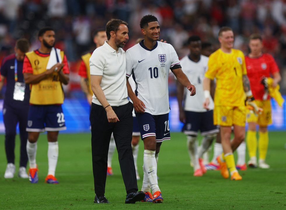 England Gareth Southgate Denmark