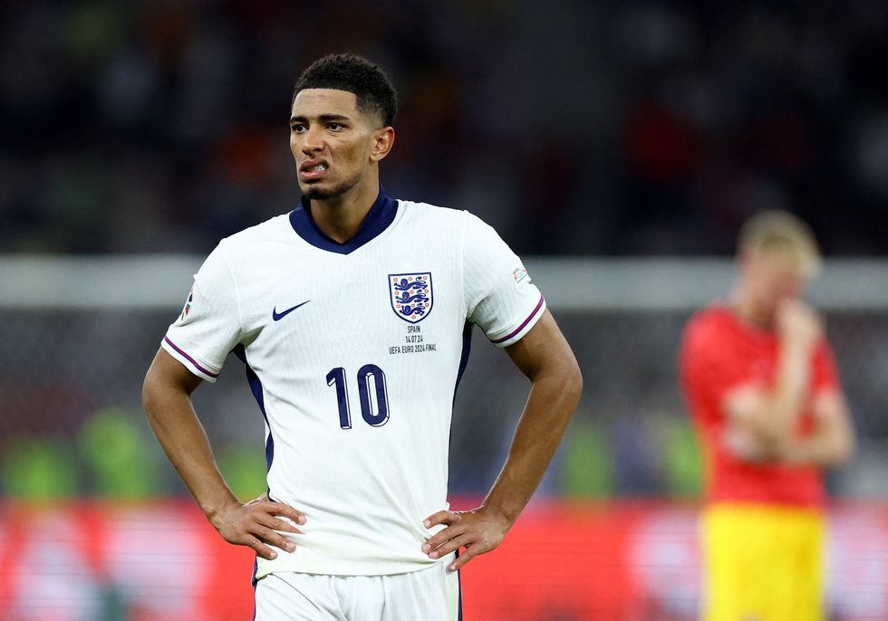 England Jude Bellingham Spain Euro 2024 final