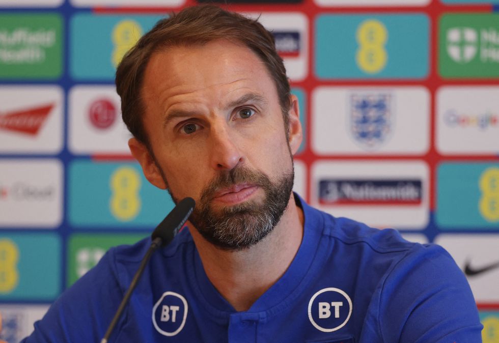 England manager Gareth Southgate during the press conference